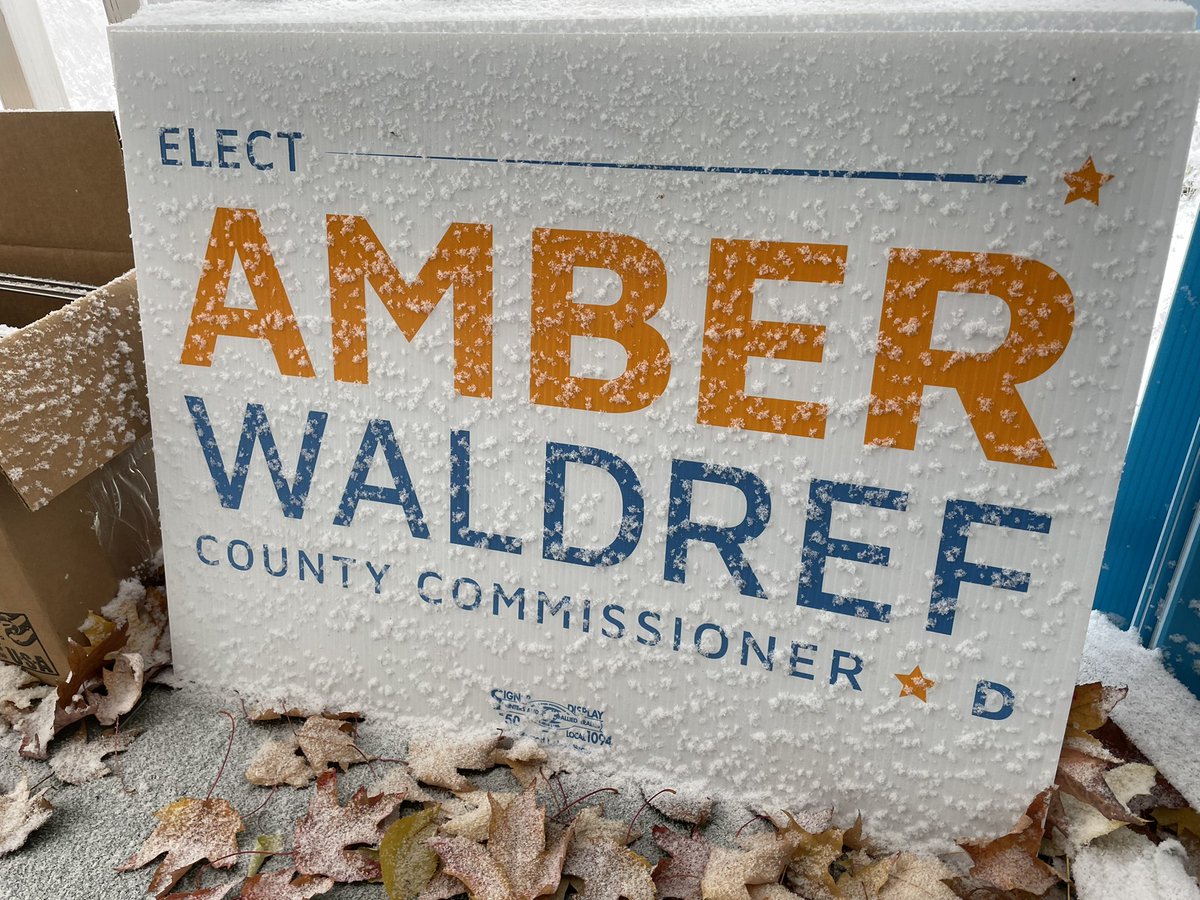 amberwaldref's tweet image. Don’t let a snowy day keep you from voting in #Spokane. Ballots are due Tues Nov. 8th! Mail your ballot or place in a dropbox by 8pm Election night!