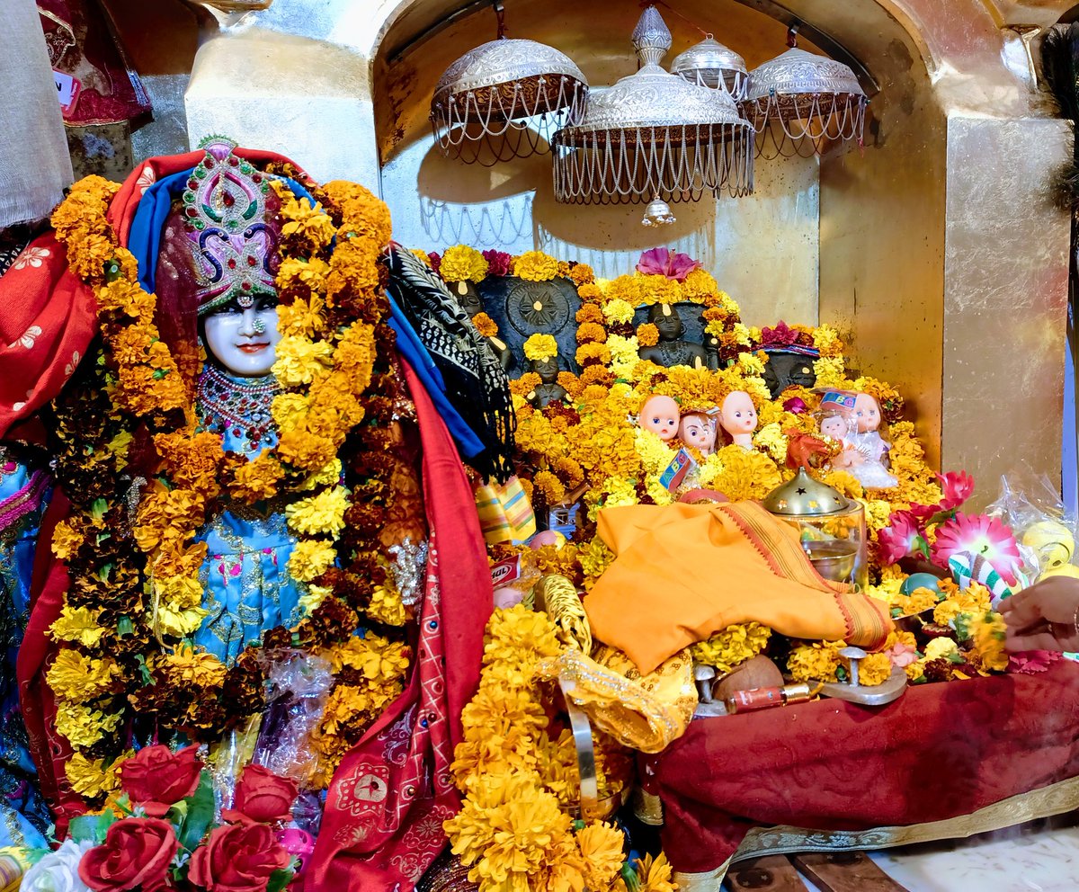 GulamAliKhatana's tweet photo. Welcome to the devotees of #BabaJitto & #BuaKauri in the week long fair at #Jhiri in the memory of farmer saint & a staunch devotee of #VaishnoDevi.
Fair is organized for last 500 years #Jammu starting on #KartikPurnima #JhiriPunya .
Devotees offer #Khichri & dolls to deities. https://t.co/5Gc9g2g82T