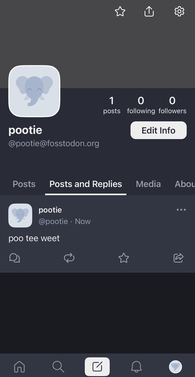 pootietiang's tweet photo. starting to figure out this mastodon thing:

1. https://t.co/35zEKvEyH0
2. select any server and create an account (i chose fosstodon)
3. after account verification, same as twitter
4. still playing around to get the hang of it

✌🏽🪺 https://t.co/rIj34o7GFx