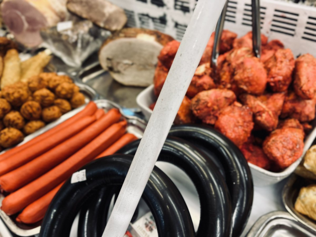 Morning from us! Our deli counter is looking lovely today 😍 #shoplocal #Foodie