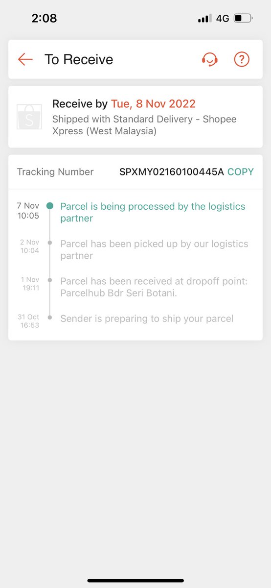 Liyanaleyy's tweet photo. See siapa pos dulu siapa sampai dulu. Shopee express since 1/11 babe. So sad https://t.co/OpfYxVAuOI