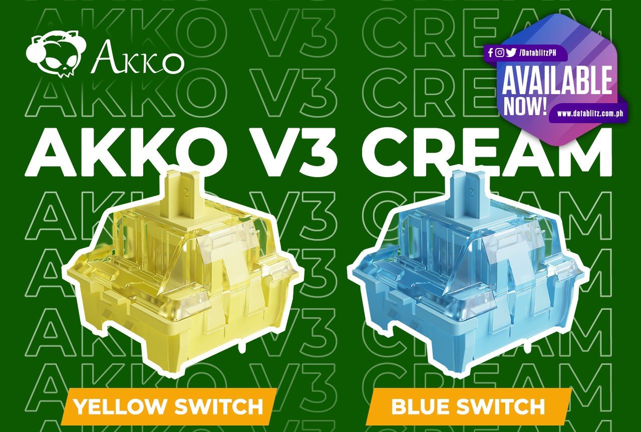 DataBlitz on Twitter "CHOOSE YOUR SWITCH. Akko V3 Cream 45 pcs