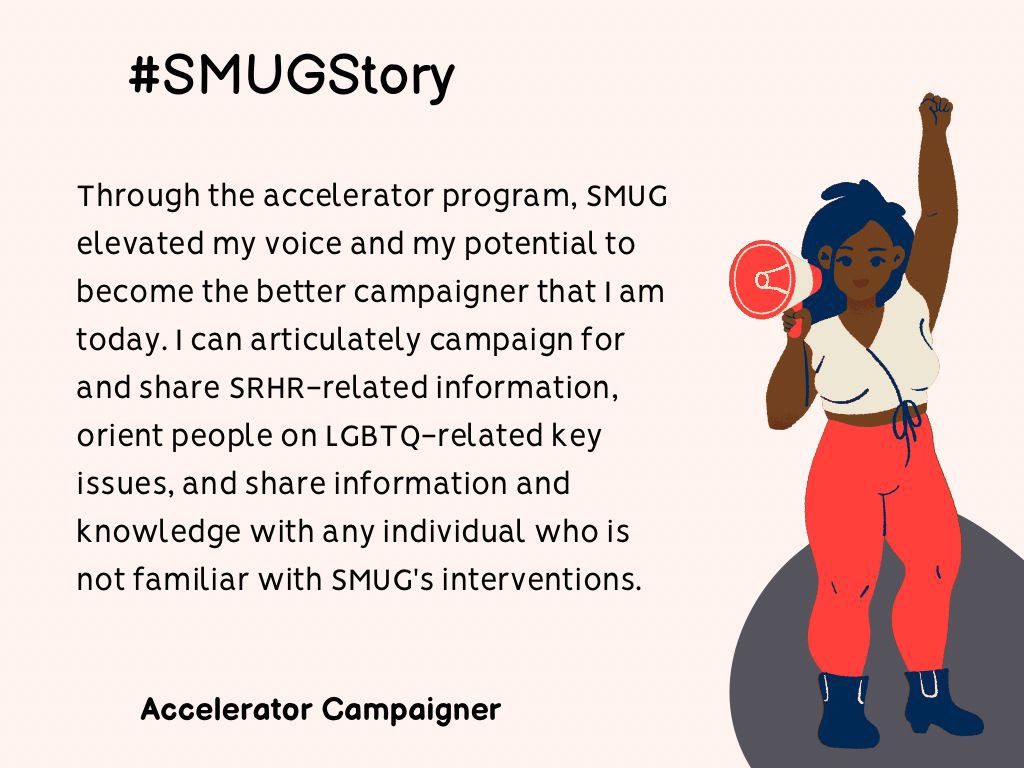 KuchuTimes's tweet photo. “Through the accelerator program, SMUG elevated my voice and my potential to become the better campaigner that I am today.” #MySMUGStory #IStandWithSMUG #SMUG . To get learn more about the campaign click on the link below  https://t.co/cEvyRRwjLc https://t.co/mi70sZb6dM