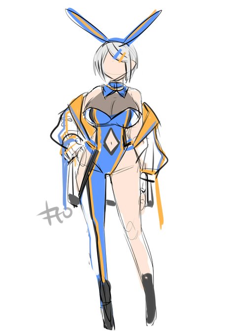 謎スーツバニー 