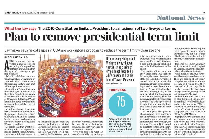 -Dennis Itumbi, CBS (@oleitumbi) on Twitter photo This move is STUPID! It does not enjoy the signature or the nod of President <a href="/WilliamsRuto/">William Samoei Ruto, PhD</a> - I oppose! This move is STUPID! It does not enjoy the signature or the nod of President <a href="/WilliamsRuto/">William Samoei Ruto, PhD</a> - I oppose!