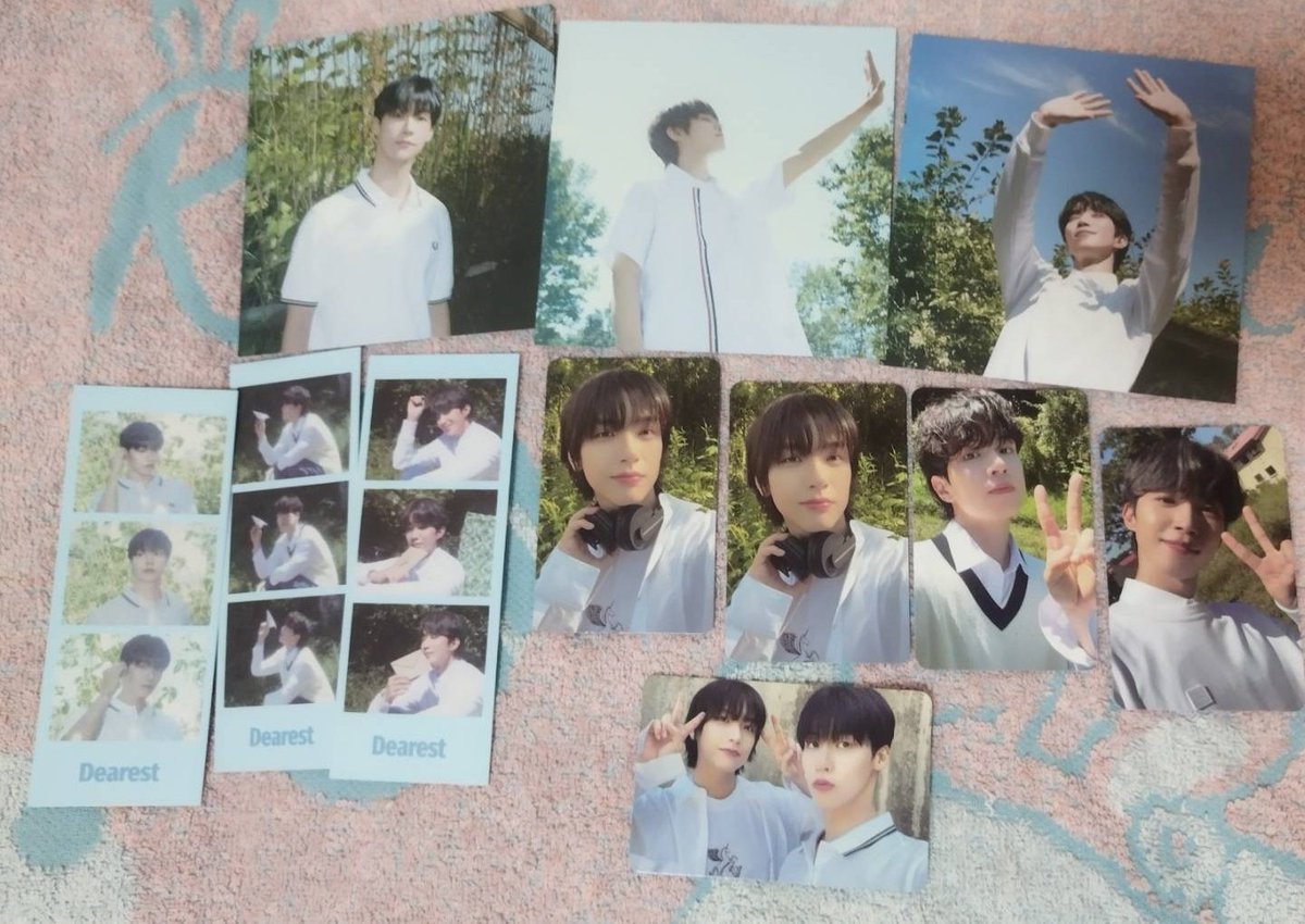 NF__cchh__627's tweet photo. N.Flying　Dearest　交換

【求】画像の赤枠の物
【譲】写真の物

✅️異種交換可能🙆🏻‍♀️
✅同日郵送希望📮

条件合う方、お気軽にリプorDM下さい🙇🏻‍♀️✨ https://t.co/C0BddA2ykz