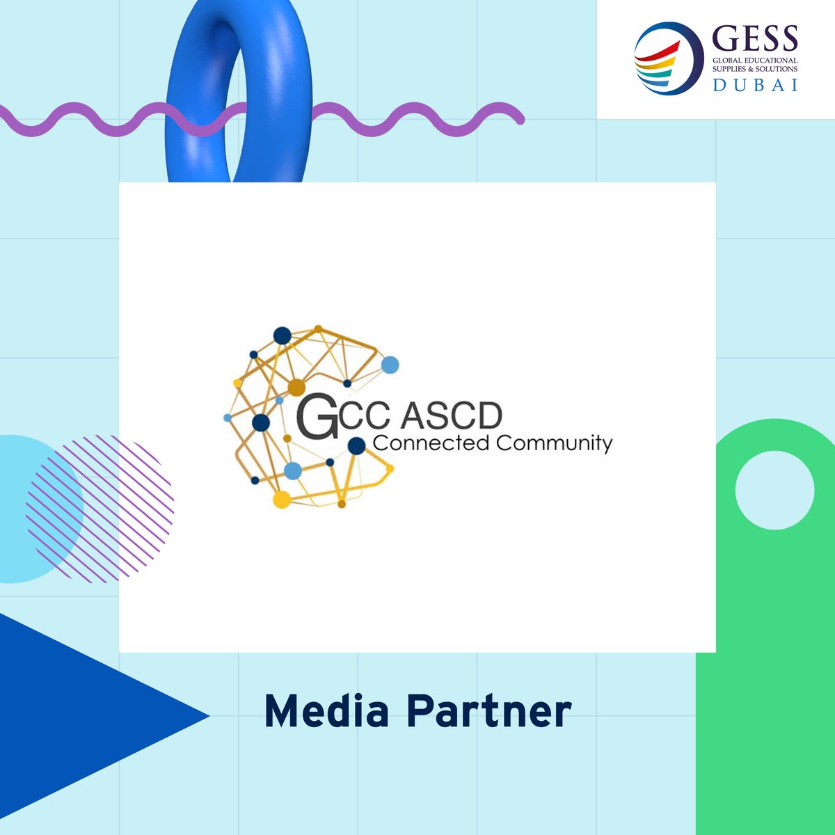 GESSeducation's tweet photo. A huge thanks to @GCCASCD for partnering with GESS Dubai! GCC ASCD unites educators throughout the MENA region on how to teach globally.
#GESSDubai #GCCASCD https://t.co/8no0GwyQqb
