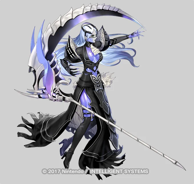 『ファイアーエムブレム ヒーローズ』にて魔器英雄「新たな死神 ガングレト」のデザインとイラストを担当させていただきました。よろしくお願いいたします!#FEヒーローズ #FEHeroes  