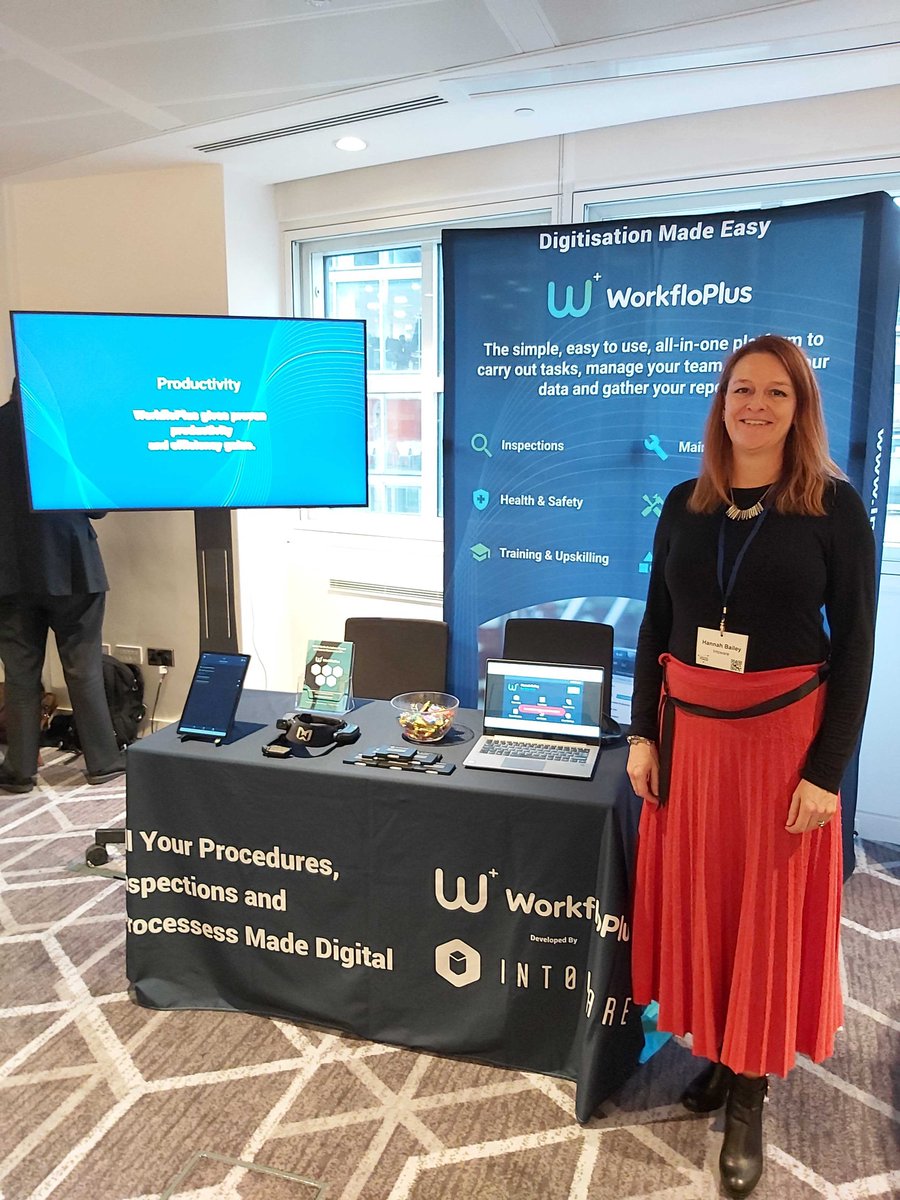 intoware's tweet photo. Hannah is ready &amp; waiting to say hello at the #UtilityWeekForum in London today.
See how #WorkfloPlus has helped the Utilities industry to #ReducePaper while improving #efficiency, #compliance &amp; #onboarding processes.
https://t.co/UJq9P3d1nr
#digitaltransformation #utilities https://t.co/KXfLVHp1qD