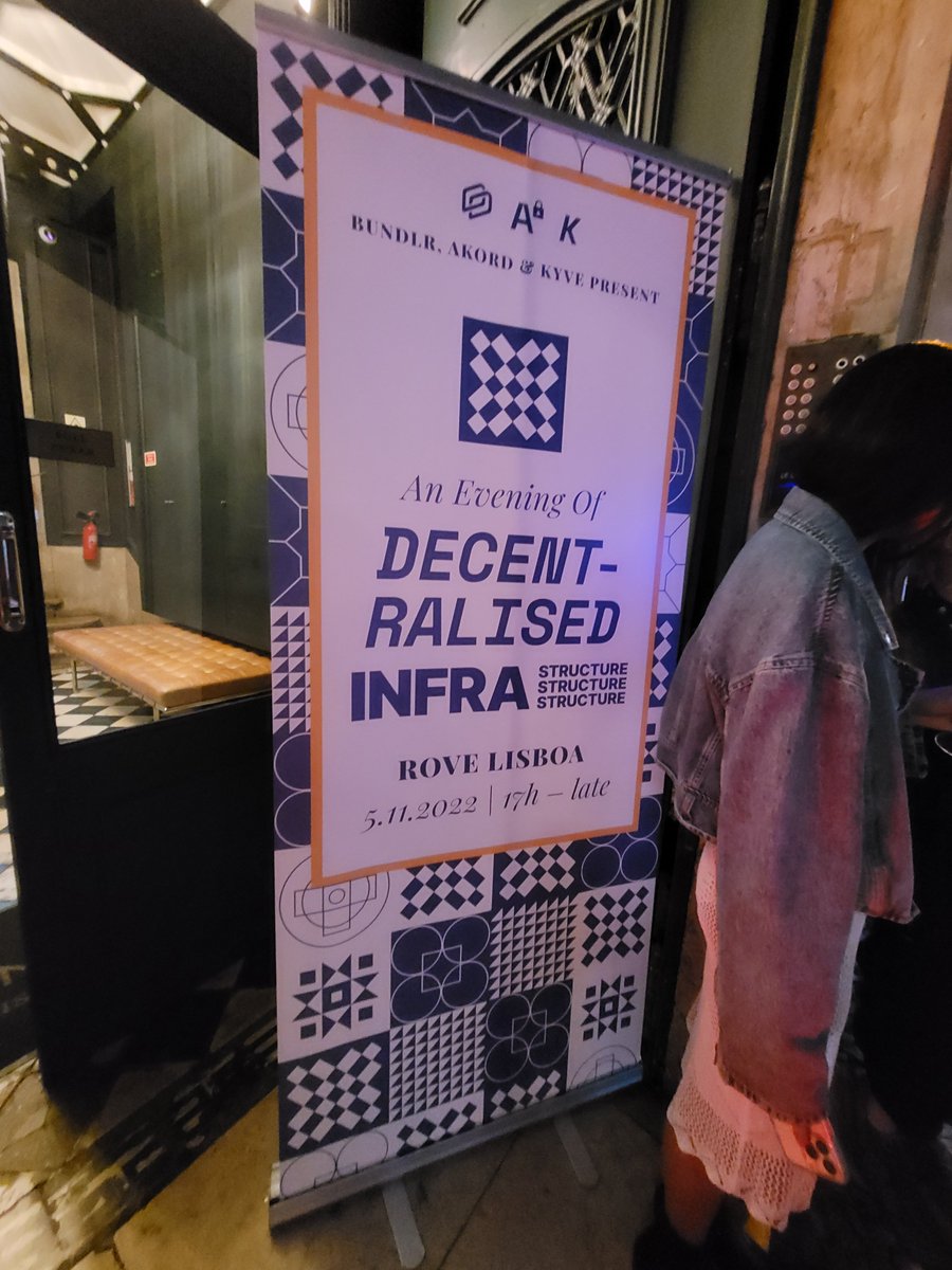 rockx_official's tweet photo. πAn Evening of Decentralised Infrastructure, hosted by @BundlrNetwork @AkordTeam @KYVENetwork
We enjoyed the talks about web3 infrastructure, privacy, access control and identity. What better way to finish our fourth day in Lisbon! #LisbonBlockchainWeek https://t.co/VRQSlS943o