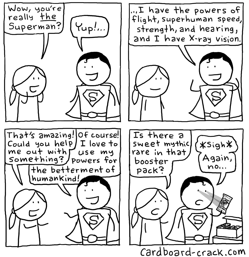 Cardboard_Crack's tweet image. Superman #MTG