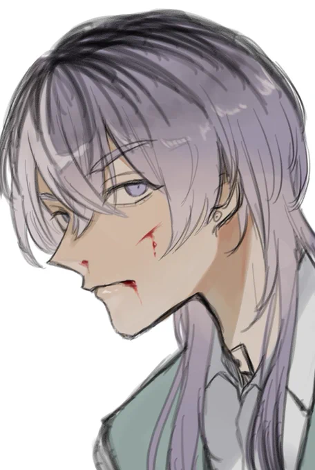 久しぶりの竜胆落書き 