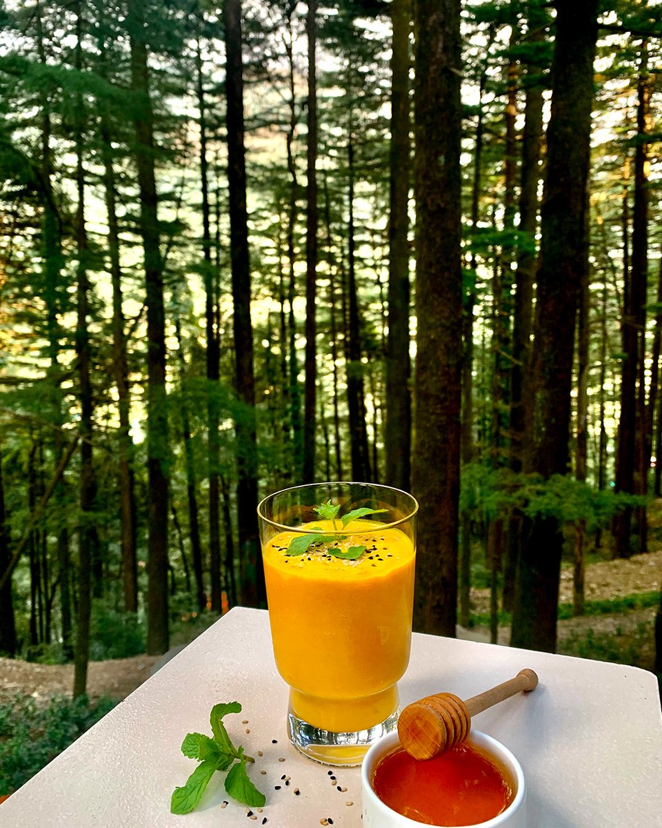 Amidst serenity, sip into the serene drink!

#Soulfiling3 #WorldOfHyatt #ShantiMoments #IntoTheHimalayas #InYourGlass #SurroundedByNature #RefreshingDrinks #AUniqueExperience #FreshBreeze #HyattRegency #Hyatt #Dharamshala #HyattRegencyDharamshalaResort