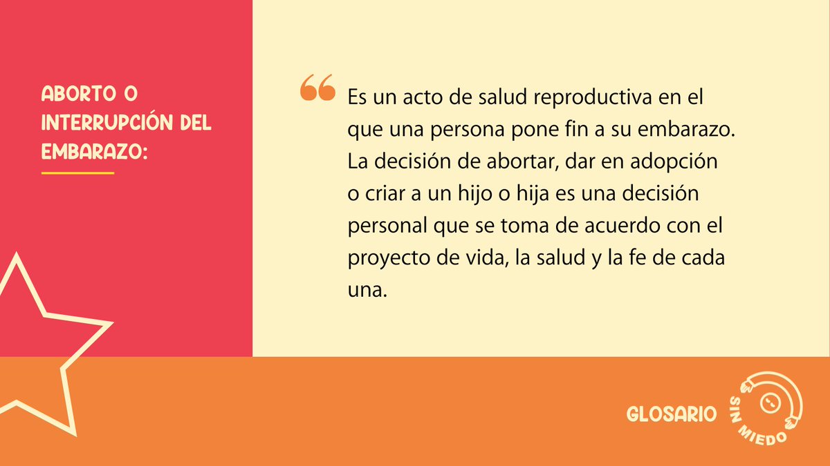 Se habla mucho de #aborto pero ¿sabes lo que es? 🫤
Aquí te dejamos una definición.

RT para que llegue a alguien que todavía no sabe qué es.😉
#glosario #MiercolesDeGanarSeguidores #AbortoLegalYa #abortoseguro