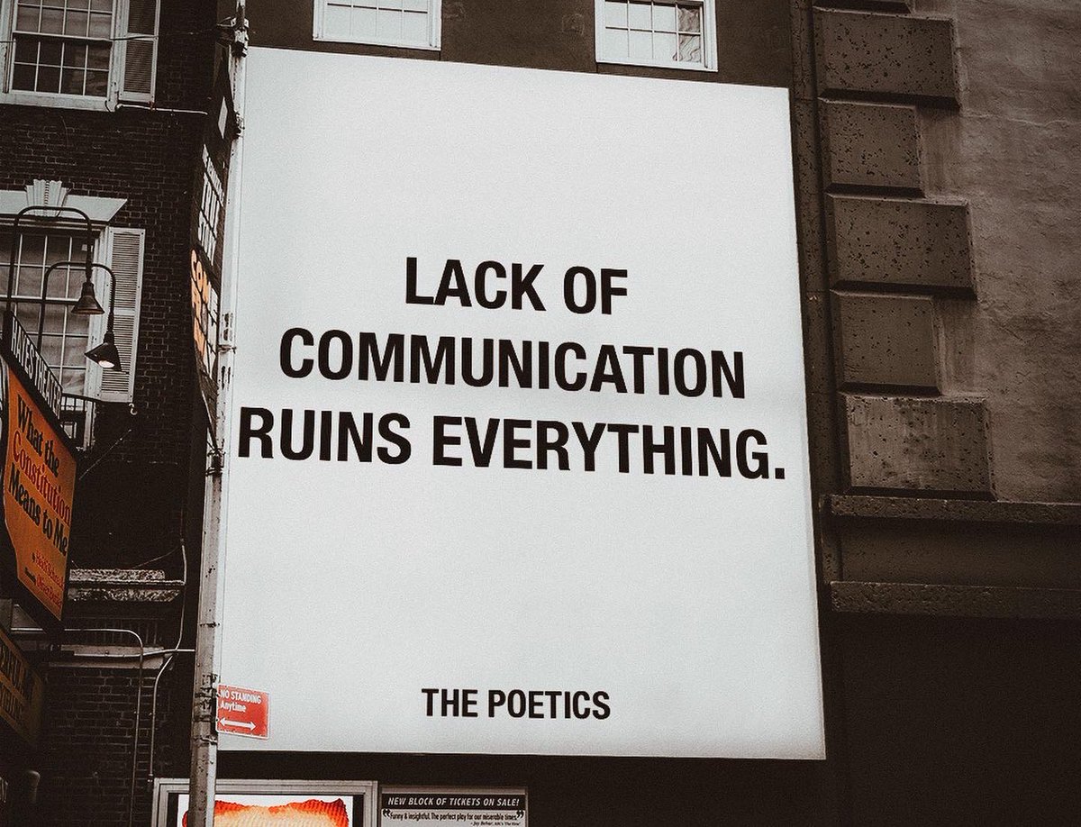 THE POETICS tweet media