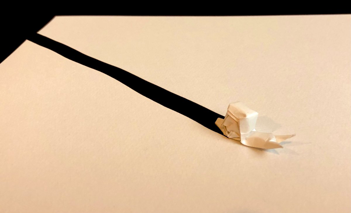KEN81347554's tweet photo. Snail
designed by me
the whole thing is made from 1 sheet of paper
カタツムリ
紙に切れ込みを入れたけど一応1枚です
#orgami #art #折り紙 #切り紙 https://t.co/a1HSx51ZV1