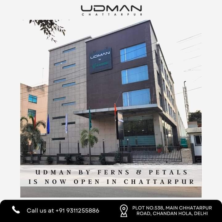 GutgutiaVikaas's tweet photo. Experience a new chapter of magnificence,๐๐๐๐๐ is now Open at Chattarpur.
#udman #fnphotels #udmanbyfnp #hospitality #newlocation #chattarpur #entrepreneur #vikaasgutgutia https://t.co/mE44zj1bnf