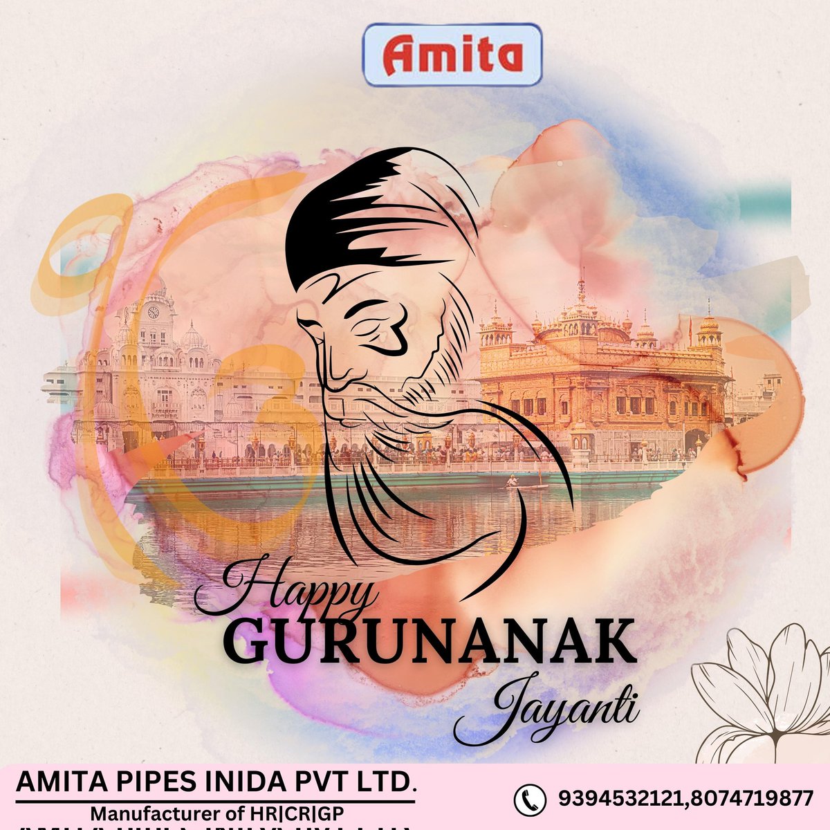 Guruji will bless us in joy and pain. For prayers never go in vain, Wish you a Happy Gurpurab!

#HAPPYGURUNANAKJAYANTI #happygurpurab #amitapipes #amitasalescorporation 
#hrpipe #crpipe #gppipe #gipipe #coilpipe #mspipe #hyderabad #Telangana #Karnataka #TamilNadu #Kerala