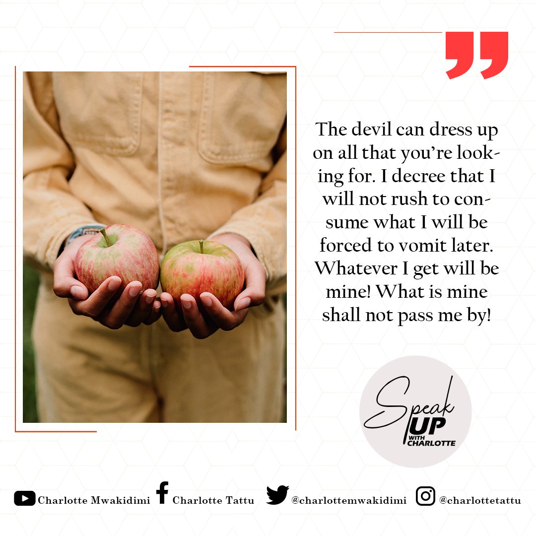 At the edge if breakthrough that's where the devil creates confusion so that you miss out on your breakthrough. Decree and declare you shall possess your possessions in the land of the living Receive your blessings #SpeakUpWithCharlotte #SpeakLife #CharlotteMwakidimi #Gospel #God