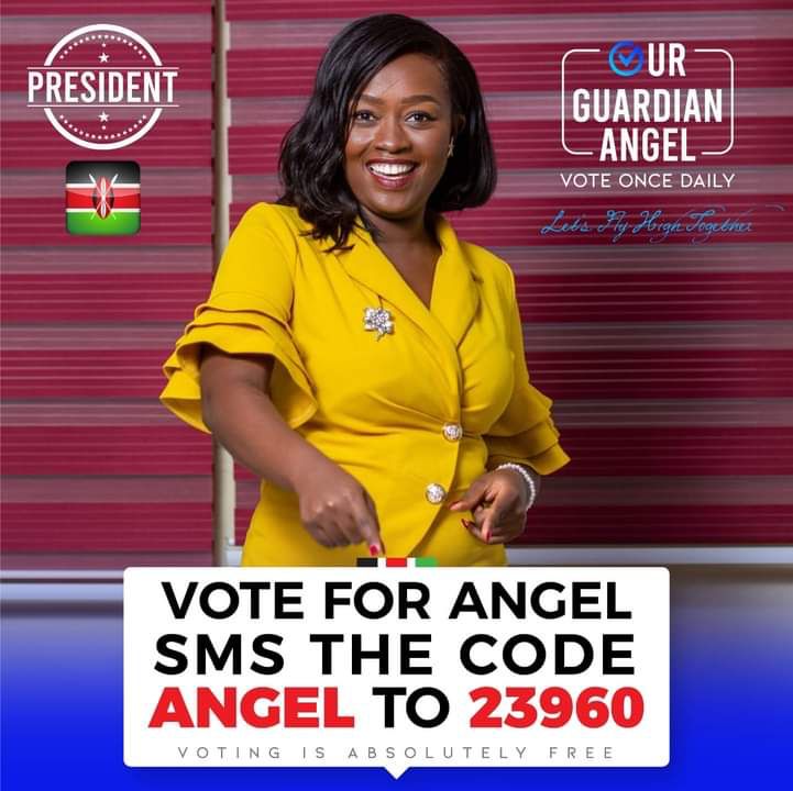 AYLF_Kenya's tweet photo. Our very own AYLF member @AngelMbuthia is a finalist at the MS. President and we can’t keep calm. 💃💃

Please take a second to vote for her, once daily. SMS ANGEL to 23960

Congratulations for coming this far @AngelMbuthia

#mspresident
#vote 
#guradianangel
#AYLF https://t.co/WbyHjnqckw