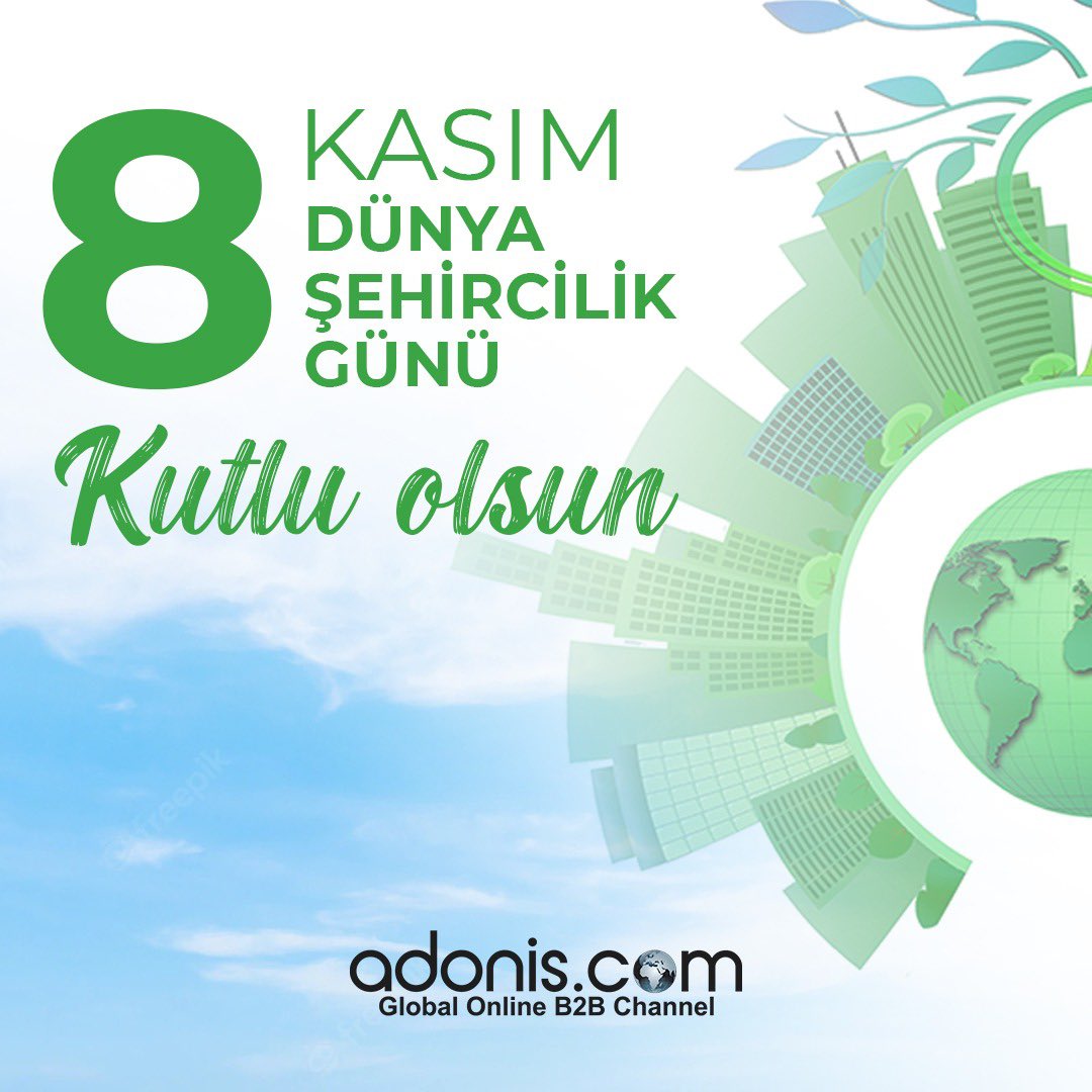 adoniscomtr's tweet photo. 8 Kasım Dünya Şehircilik Günü kutlu olsun!

Doğadan vazgeçmediğimiz kentlerde yaşamak dileğiyle. 

#8kasım #dünyaşehircilikgünü #kentleşme #yeşilkentler #doğalyaşam #çevrecilik https://t.co/cpic2JSHZj
