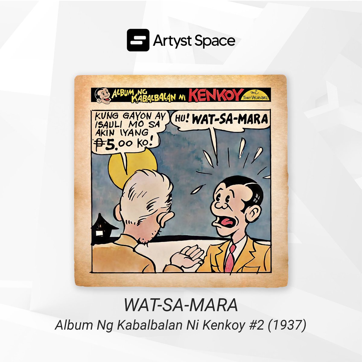 ArtystSpace's tweet photo. Wat-sa-mara? Feeling tired already? Let #Kenkoy liven up your day with his iconic lines and humor. 

Get yours now exclusively at: https://t.co/IEpvgAP4jM

We've got something exciting coming up so follow us on our socials: https://t.co/Ek1KGGulzV

#nfts
#nftcommunity 
#nftart https://t.co/ZSI7RkFTp8