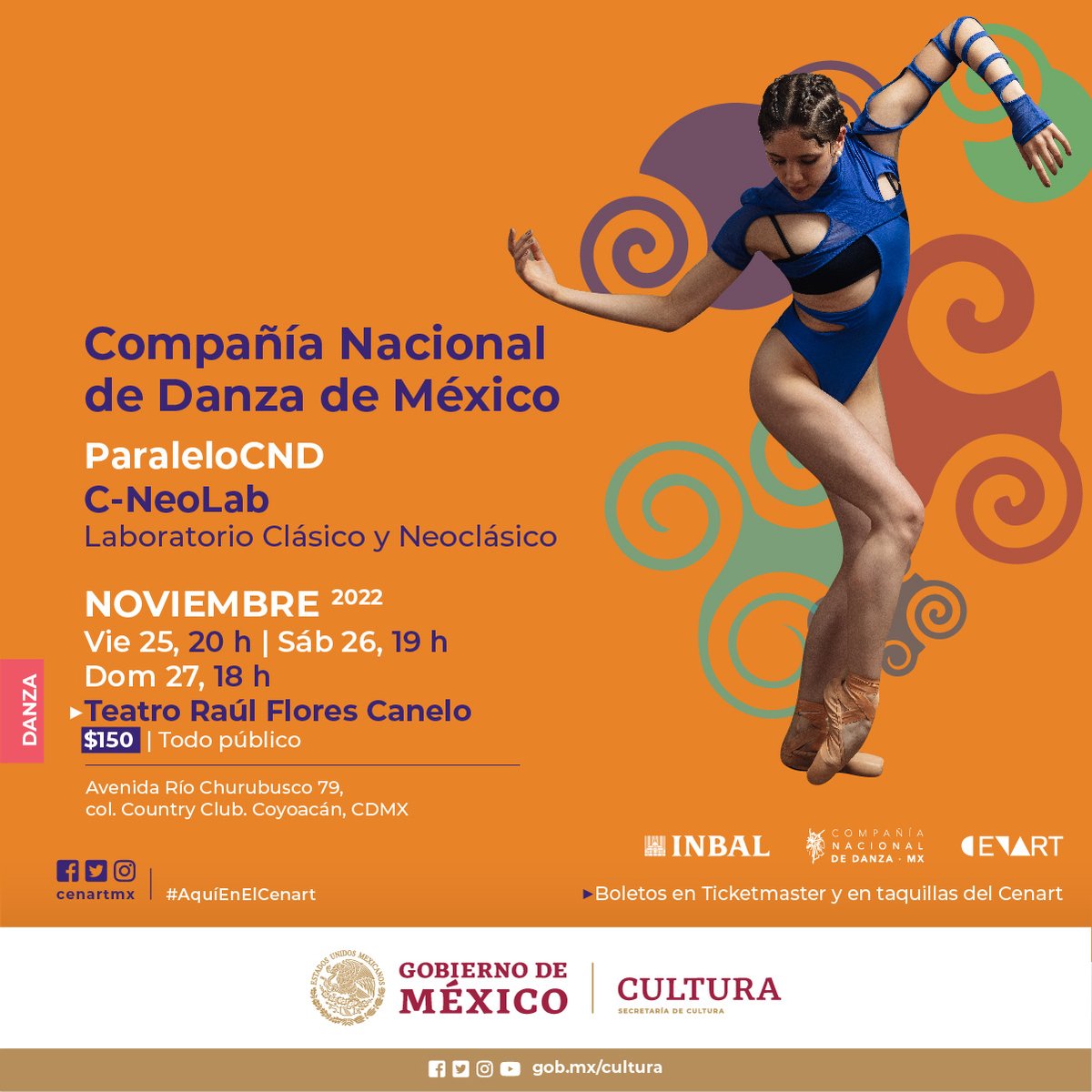 ¡Atención! 🤩  #ParaleloCND es un proyecto en el que bailarinas y bailarines de la <a href="/CNDanzaMX/">CNDanzaMX 🇲🇽🩰</a> incursionarán en otros ámbitos escénicos apoyados por las áreas de la compañía del INBAL.

Primera Temporada: C-NeoLab. Laboratorio clásico y neoclásico, en el <a href="/cenartmx/">Centro Nacional de las Artes</a>.