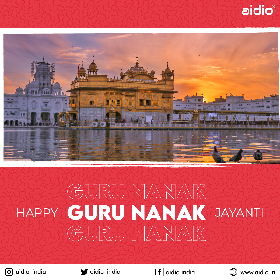 aidio_india's tweet photo. Heartiest wishes to you and your family on this auspicious occasion of Guru Nanak Jayanti. May this Gurpurab bring you joy and happiness in life.

#GuruNanakDev  #GuruNanakJayanti https://t.co/44wjGIBzw2