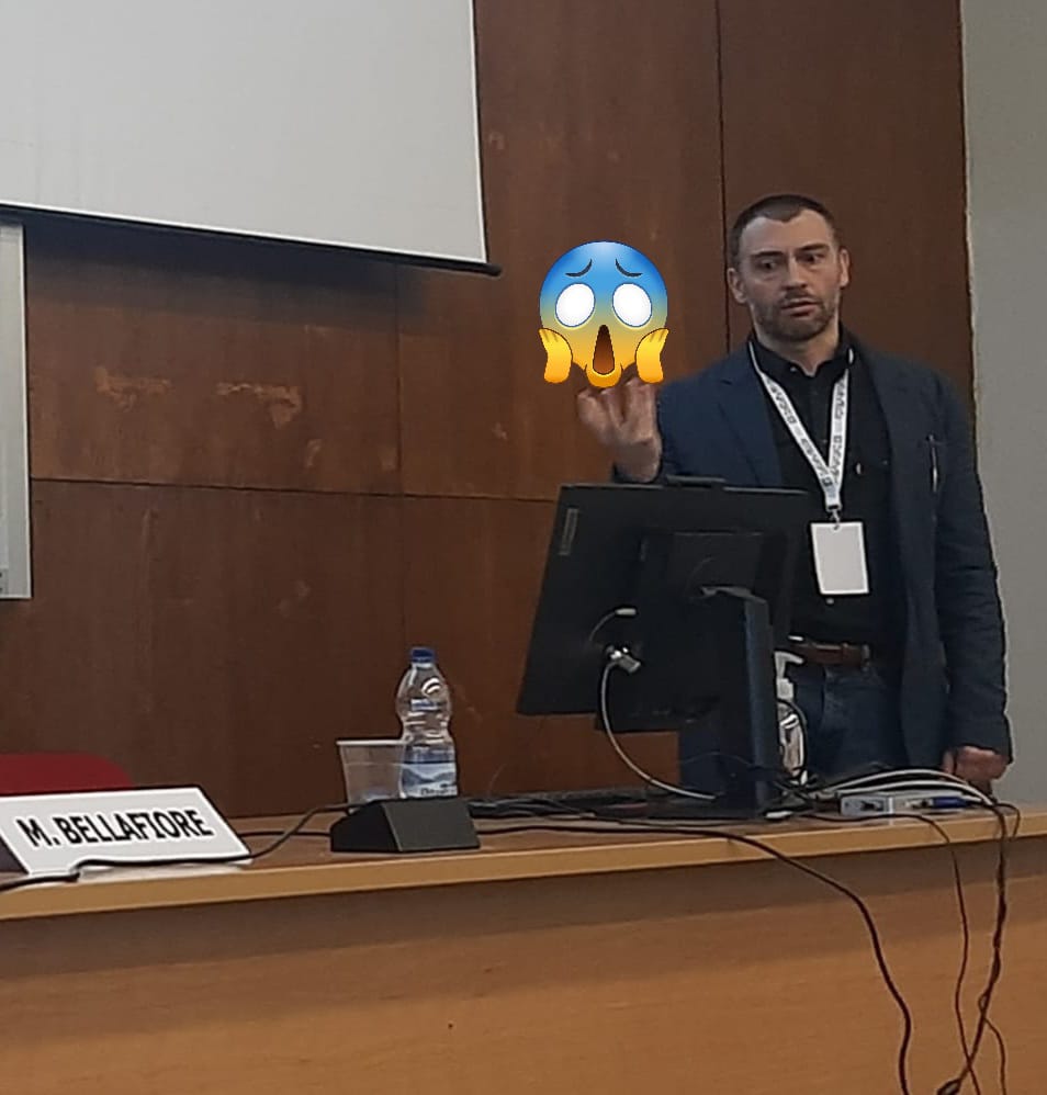 GiampaoloSanti's tweet photo. To be or not to be? This is the talk...

#sismes #sismes2022 #sport #sportscience #physicaleducation #sportpedagogy #sportpsychology
A picture of my talk during the last @SISMESsocial conference in Milan.

The conference could not be better, the picture could... https://t.co/vtSogJXhB0