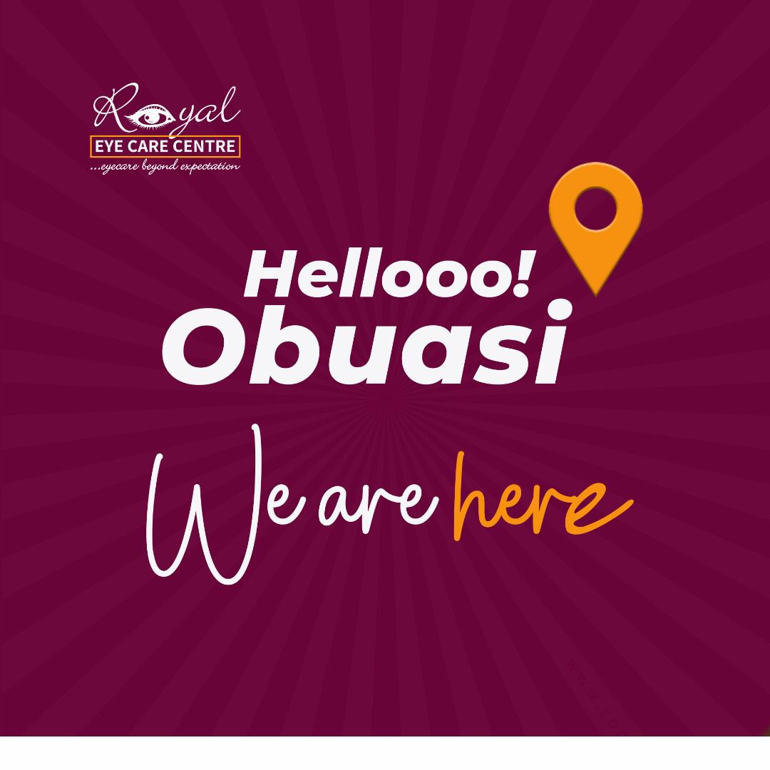 royaleyecaregh's tweet photo. Exactly a month ago, we opened our new branch at Obuasi. It has been an amazing 31 days spent with folks, great moment shared and quality  eye care services provided. Thank you Obuasi, indeed we are here! And We are here to stay!!
#EyeCareBeyondExpectation https://t.co/m6Cj3FxY5T