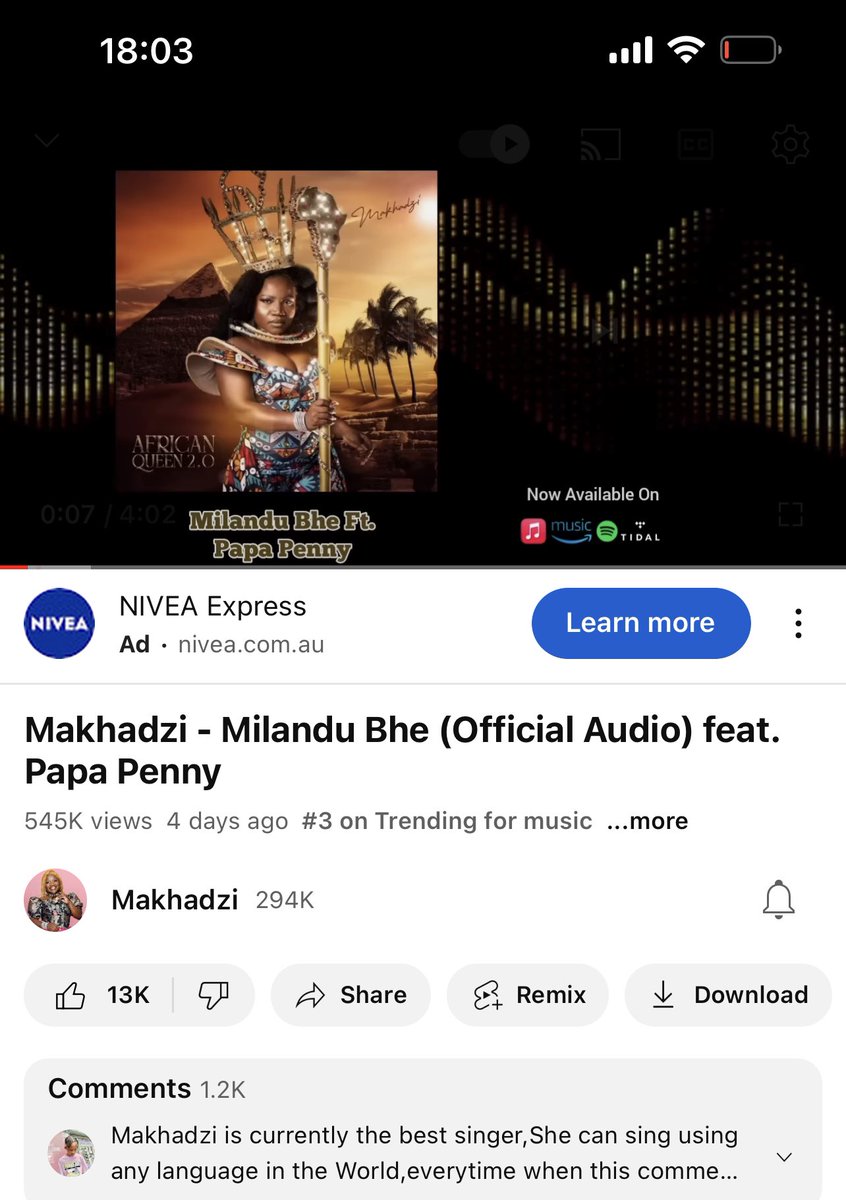 MakhadziSA's tweet photo. Half a milion in 4 days . Today iam dripping the album link , lets support each other vhana vha mukahaha https://t.co/6E6BHcNtRn
