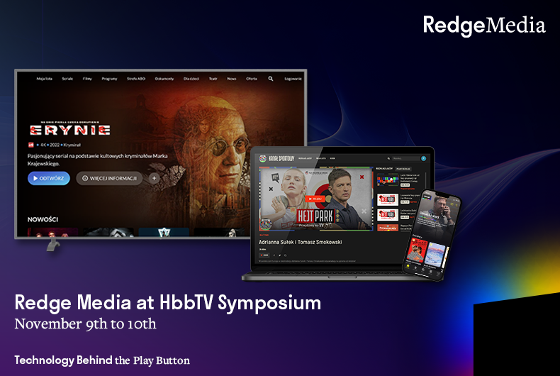 RedgeMedia's tweet photo. Redge Media at the 10th HbbTV Symposium and Awards in Prague (9-10 November). 
Free registration: https://t.co/XQWGJBkezA
#hbbtv #hbbtvsymposium #OTT #RedgeMedia #RedgeTechnologies #videostreamingsolution #videostreaming https://t.co/iiaDI86e1d