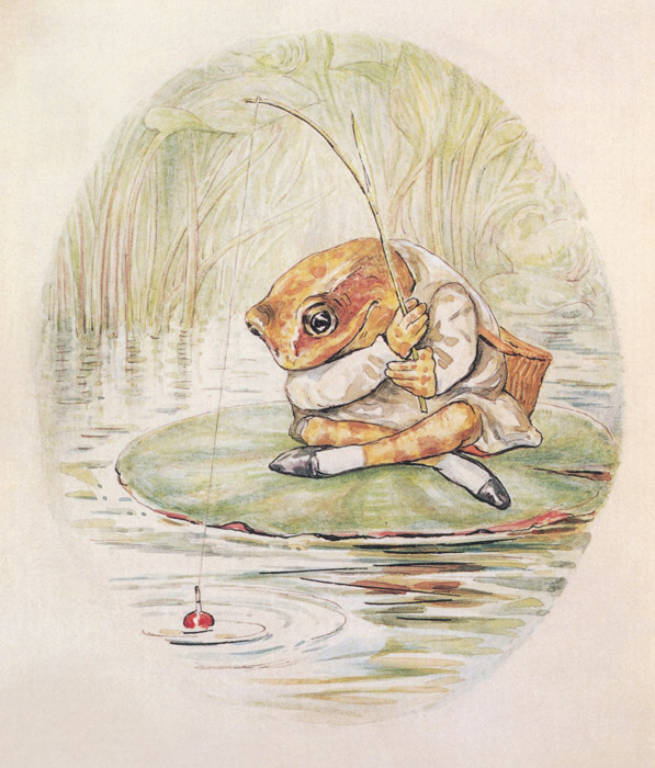 ビアトリクス・ポターのジェレミー・フィッシャーどんの鉛筆のラフとてもかわいい。
原稿を出版社に持ってったら「カエルの絵本を買う人はいない」て最初はボツになったそう。
ポターでもボツになってたのでボツなんて、へのへのカッパということにします。 