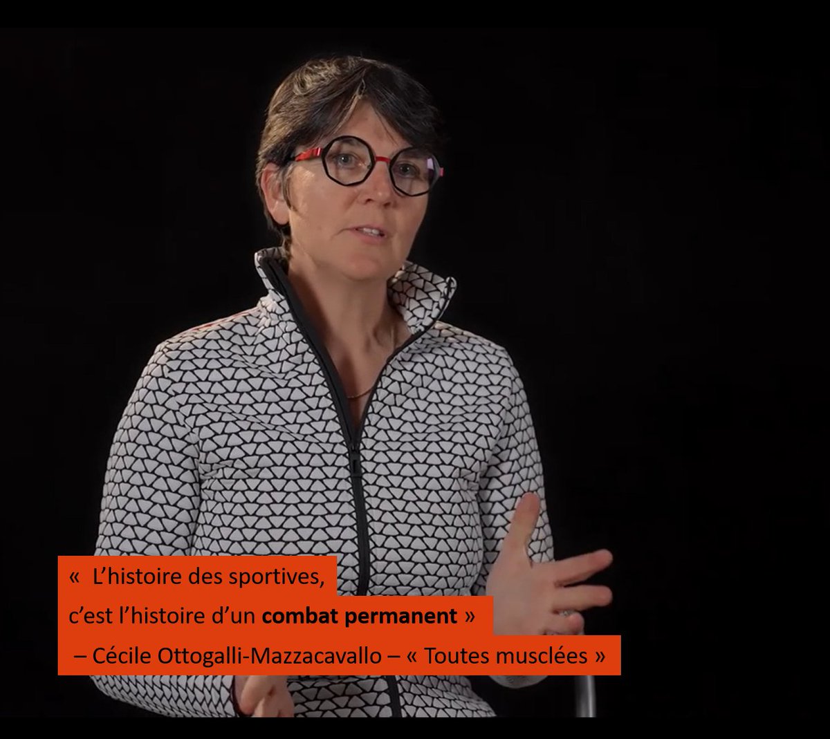 📺« L'histoire des sportives, c'est l'histoire d'un combat permanent », résume Cécile Ottogalli-Mazzacavallo, maitresse de conférences <a href="/UnivLyon1/">Université Lyon 1</a> <a href="/LaboLVIS/">L-VIS</a> dans le reportage « Toutes musclées » de <a href="/camille_juza/">Camille Juza</a> <a href="/ARTEfr/">ARTE</a> 

à découvrir 👇
youtube.com/watch?v=rdDJUn…