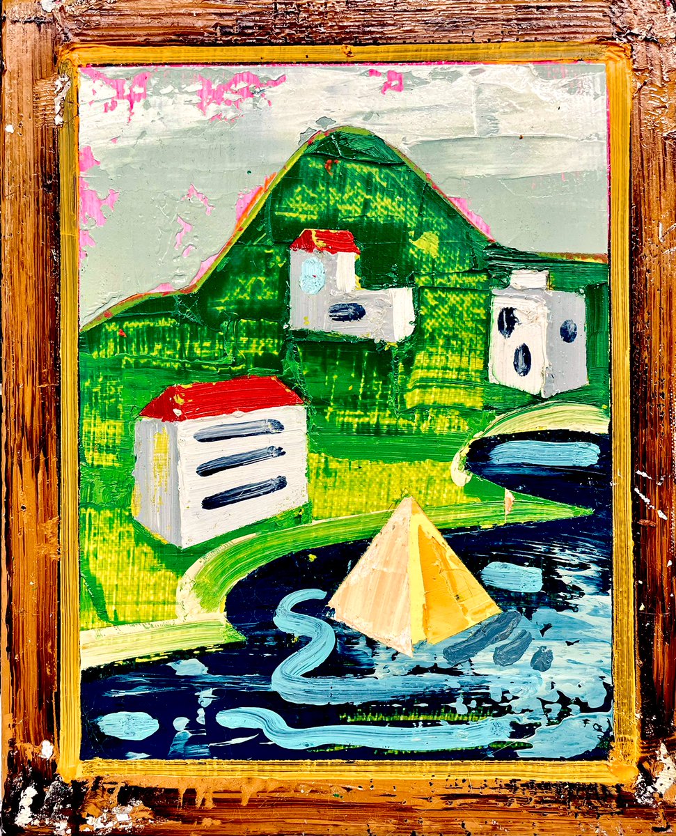 Emergening Monument 
27x22cm. Oil on canvas
2016

#monumentalpainting