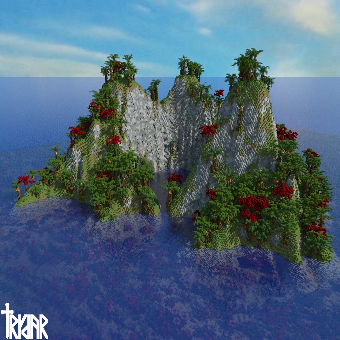 trydar9k's tweet photo. a collapsed volcano being overgrown by tropical foliage ππ΄ #minecraft #minecraftisland #minecraftislands #minecraftislandbuild #minecraftterrain #minecraftterraforming #minecraftterraform https://t.co/LtXaUqaUM9