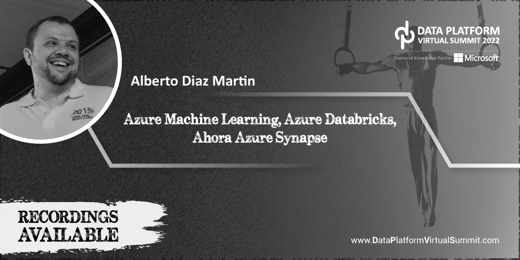 DataAISummit's tweet photo. #DataPlatformSummit 2022 Recorded Session: Azure Machine Learning, Azure Databricks, ahora Azure Synapse by @adiazcan

Watch on-demand: https://t.co/vcF5Cj5Yzh

Free access to #DPS10 content library: https://t.co/NHRUSasy4w

RT/Share.

#Azure #AzureSQL #SQLServer #Synapse #ML https://t.co/wUPaC9n0J1