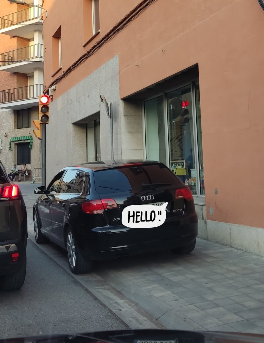 lesintrepidesbb's tweet photo. 3) Més i tot, si des de l’Ajuntament de les Borges Blanques es segueix amb la tònica de mirar cap a un altre costat (com es sol fer amb qui estaciona, per norma, damunt la vorera) i no s’intervé, sigui multant o informant com pertoca. https://t.co/7MCMGH1JAJ