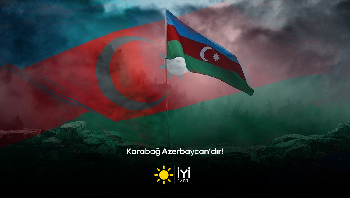 Can Azerbaycan'ımızın kara günlerin ardından huzura kavuştuğu,

Karabağ'ımızın kalbi Şuşa'da, Türk'ün şanlı bayrağını tekrar yükselten #KarabağZaferi kutlu olsun.

Bir kez daha haykırıyoruz ki; Karabağ Azerbaycan’dır!