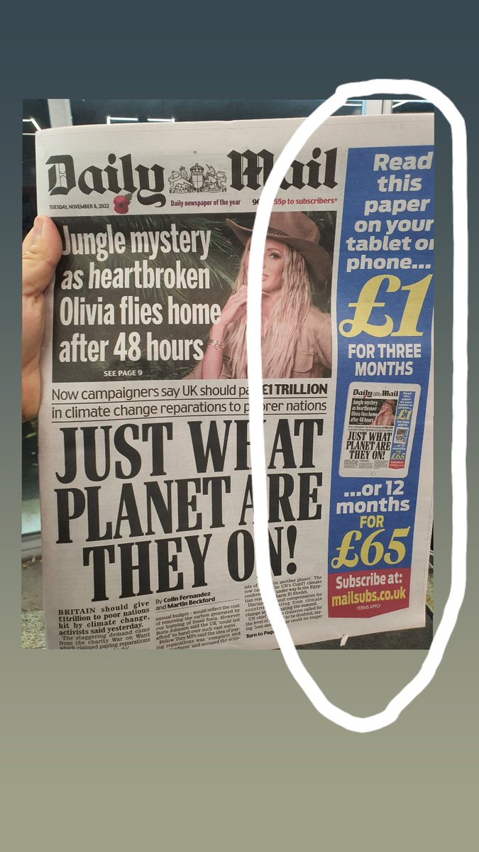 Putting this out on the shelf is like shopkeepers getting slapped in the face and asking for more. <a href="/TheFed_Online/">The Fed</a> this blatant disrespect by <a href="/DailyMailUK/">Mail+</a> towards the very people that helped build them can't go unchecked