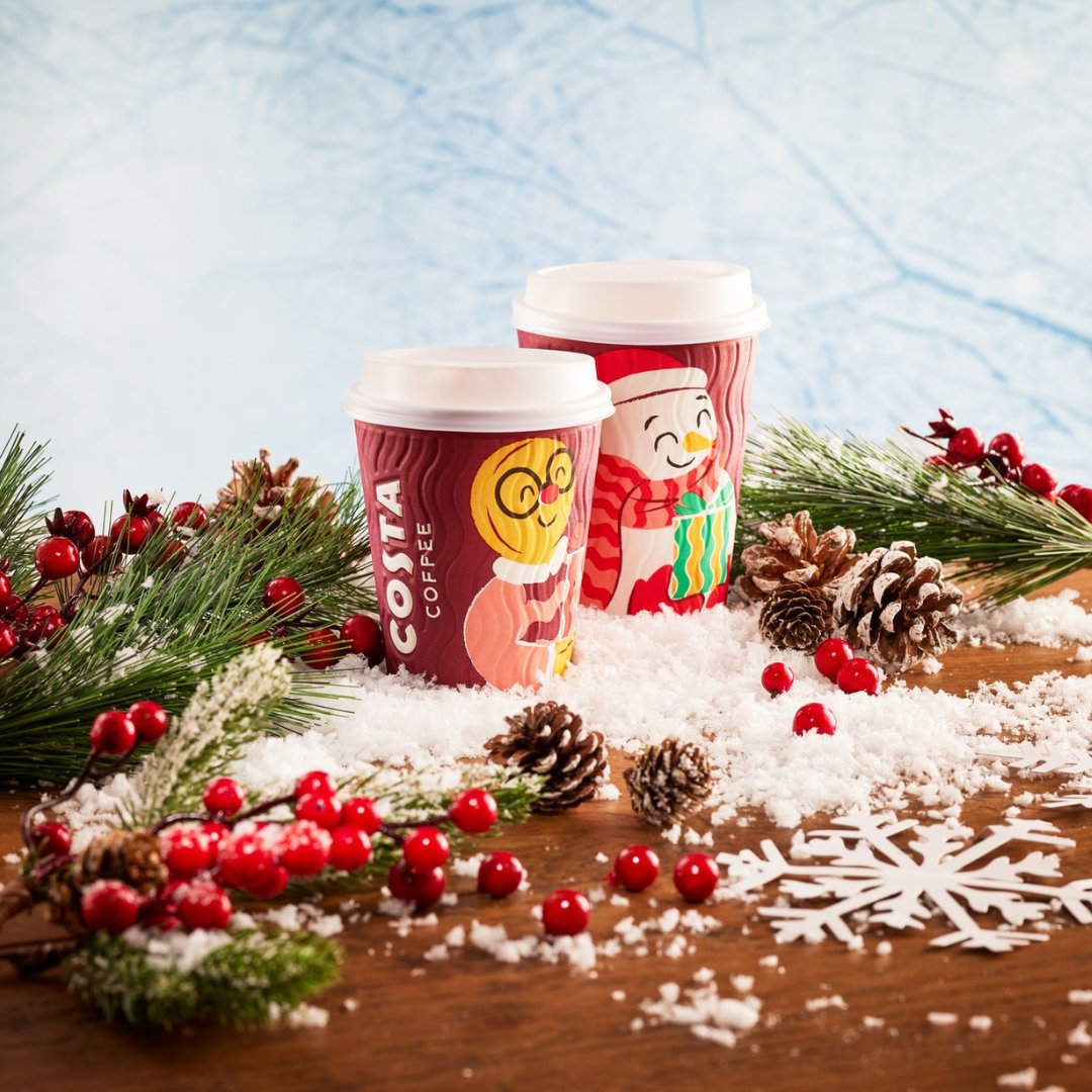 AffinityDevon's tweet image. Say hello to this year's Christmas cups at @costacoffee! It wouldn't be Christmas without them 🎄☃️❄️

⁠
#affinitydevon #costacoffee #autumn #christmas #coffeelovers #bideford #new #northdevon #shopping #costa #offers
