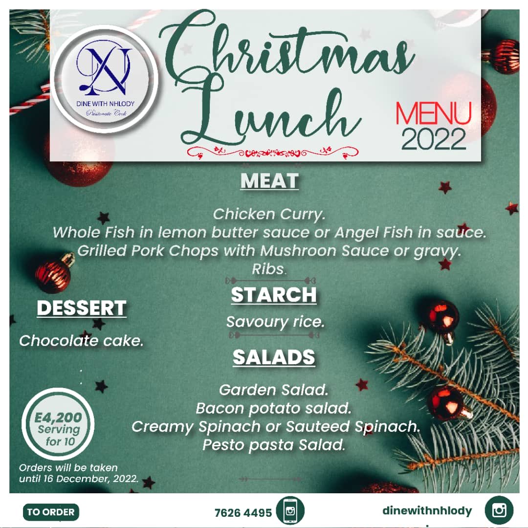 Dine with ⁦<a href="/nhlanhlody/">Obiyelweyinkosi❤</a>⁩  … don’t let your women cook this Christmas.. Asekupheke nangu Nonhlanhla nje strong
