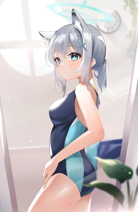 シロコ「似合うかな…?」#ブルアカ 