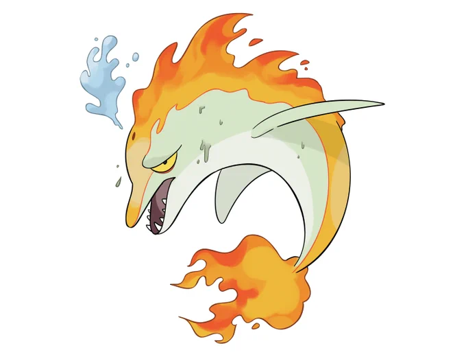 Fakemon from the  podcast! Here they are (in order)@ Royalpaca@ Perry@ Knightmare@ Monsterra 