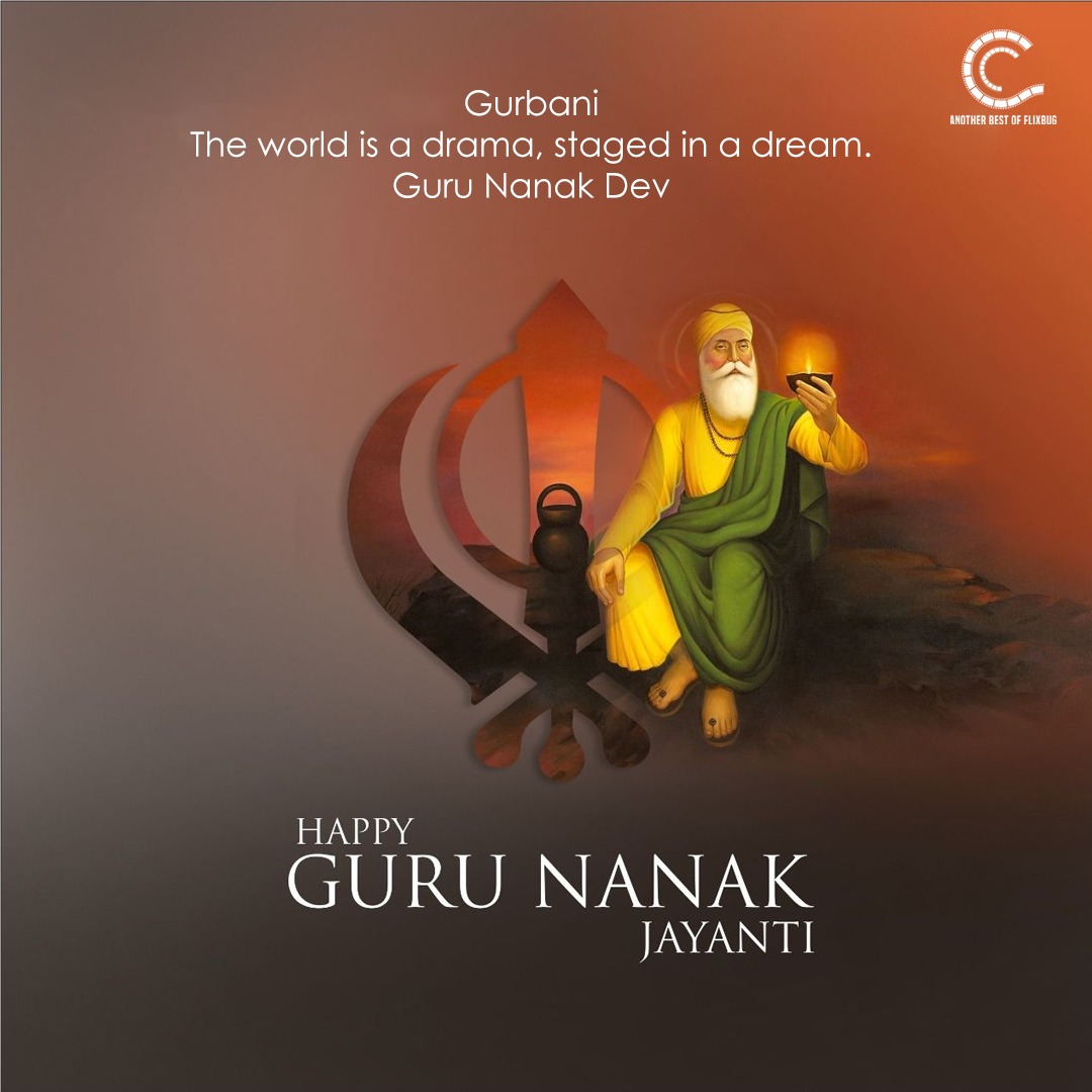 May Wahe Guru bless us with the power of goodness and true imagination. 

Happy Guru Nanak Jayanti.
.
.
#gurunanakjayanticelebration #GuruNanakJayanti #gurunanakdevji #gurunanak #GuruNanakJayanti2022 #gurunanakji #indianfestival #Ciinee #ciineemedia