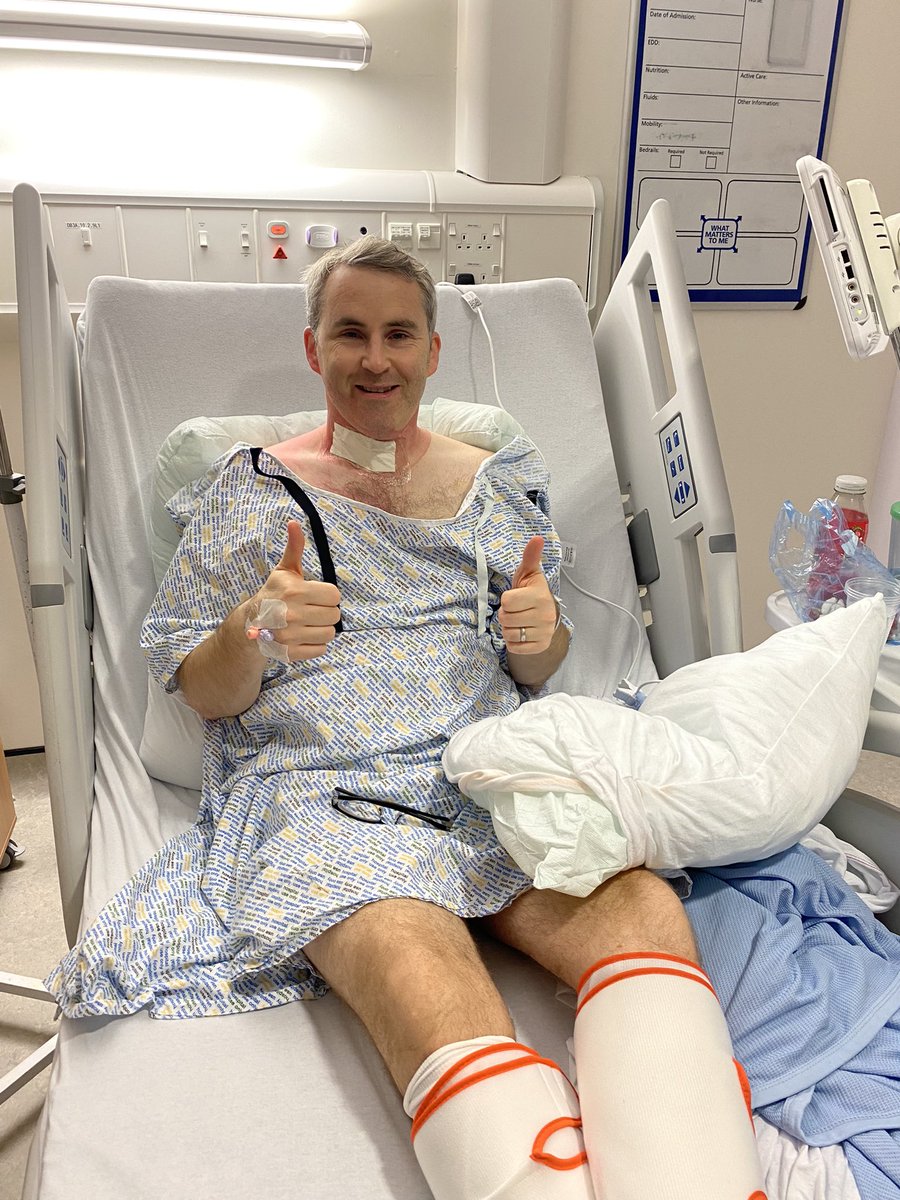 A bit of self indulgence here but just out of a fairly major op. All seems to have gone well. Huge thanks to <a href="/NHSGGC/">NHS Greater Glasgow and Clyde</a>. What an incredible facility the QE is and the staff just outstanding. Impossible to put a value on our amazing NHS staff but we can pay them more  <a href="/HumzaYousaf/">Humza Yousaf</a>