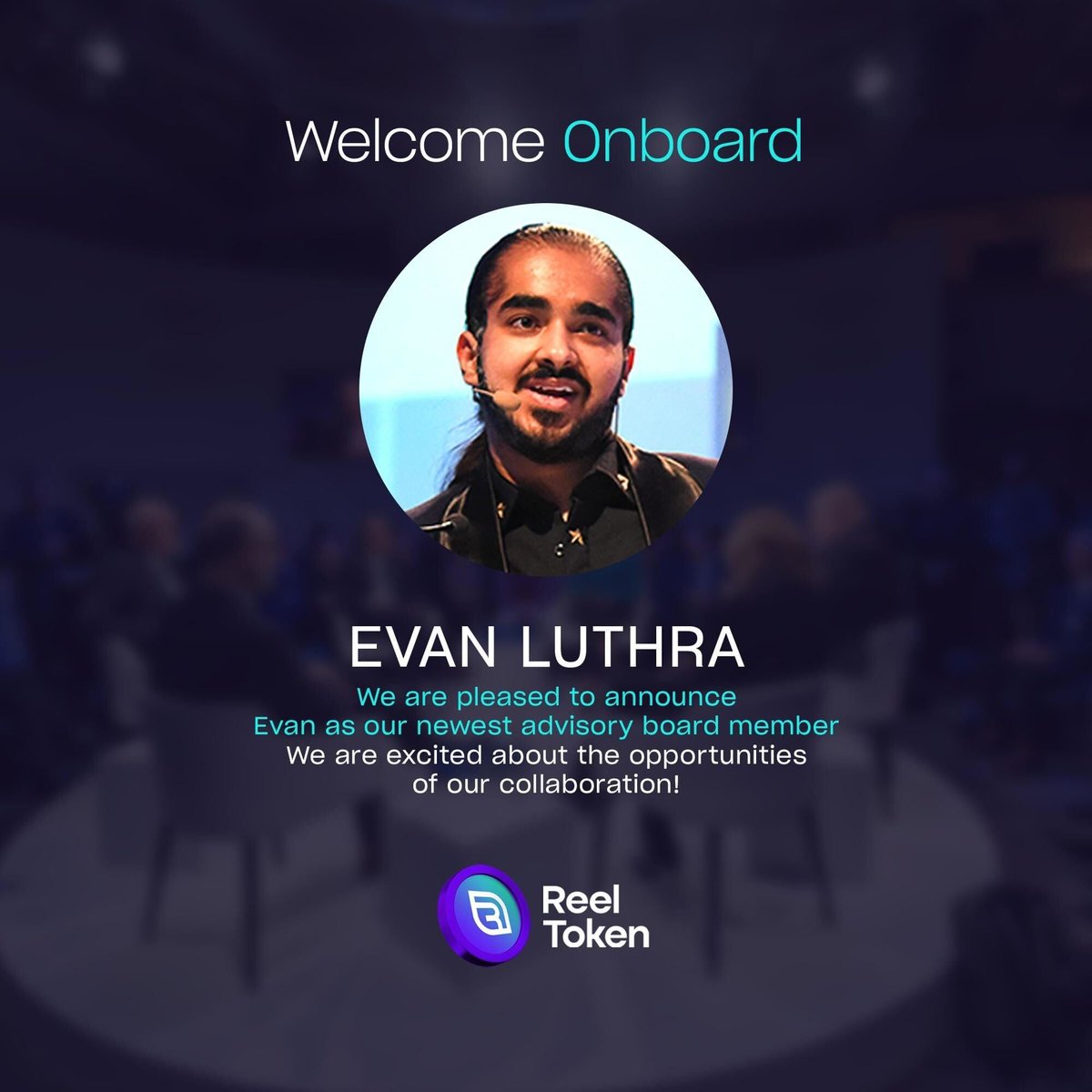 We are very excited to welcome <a href="/EvanLuthra/">Evan Luthra</a> as our newest advisory board member! 🎉

reelcrypto.io/about/