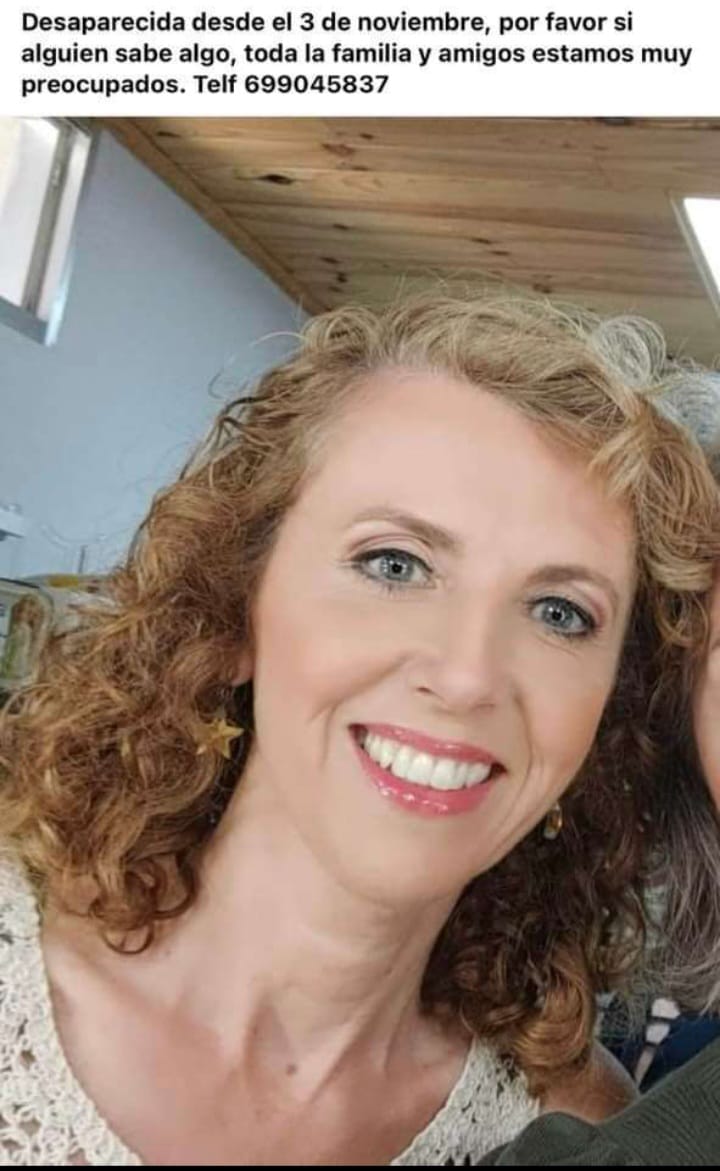 Se llama Mónica y es PSX, compañera del CS de Moaña. Está desaparecida desde el jueves dia 3.