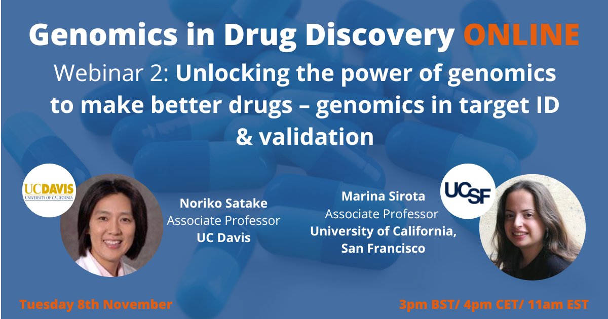 FLGenomics's tweet photo. Have you signed up for today’s webinar on unlocking the power of #genomics for accelerated #drugdiscovery? If not, make sure to sign up and join us at 3pm GMT/ 4pm CET/ 10am EDT https://t.co/ljrTvBLYOJ
#targetID #biomarker https://t.co/ADn4pl9QTF