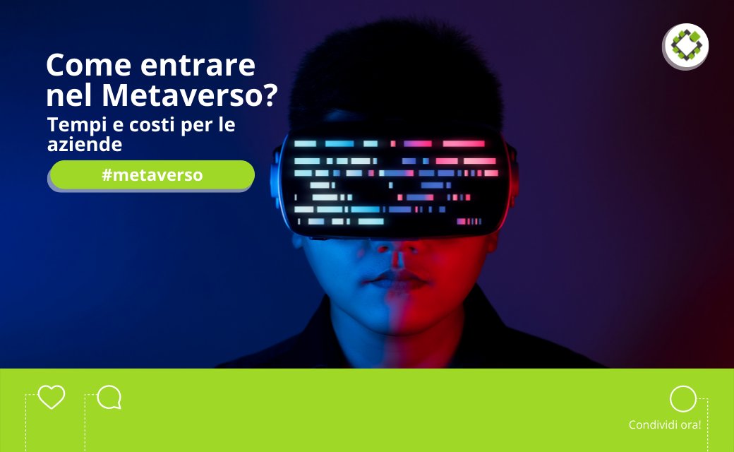 🪐 Oggi molte aziende si interrogano su come entrare nel Metaverso.
Definire un progetto solido, con obiettivi chiari e una corretta valutazione dei costi non è semplice.
Scopri in questo articolo come entrare nel Metaverso da vincenti! 👇
eu1.hubs.ly/H023P7v0